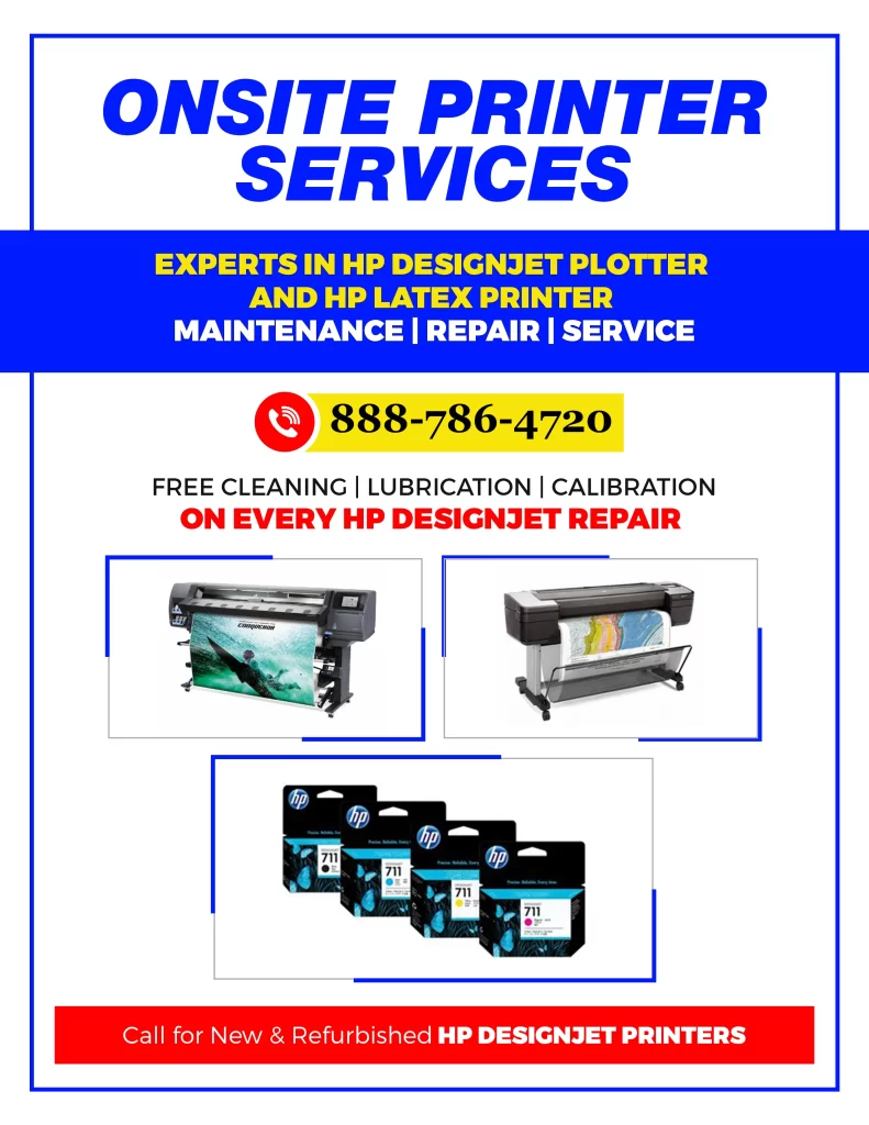 HP DesignJet Printer Repair Fountain Valley Ca
