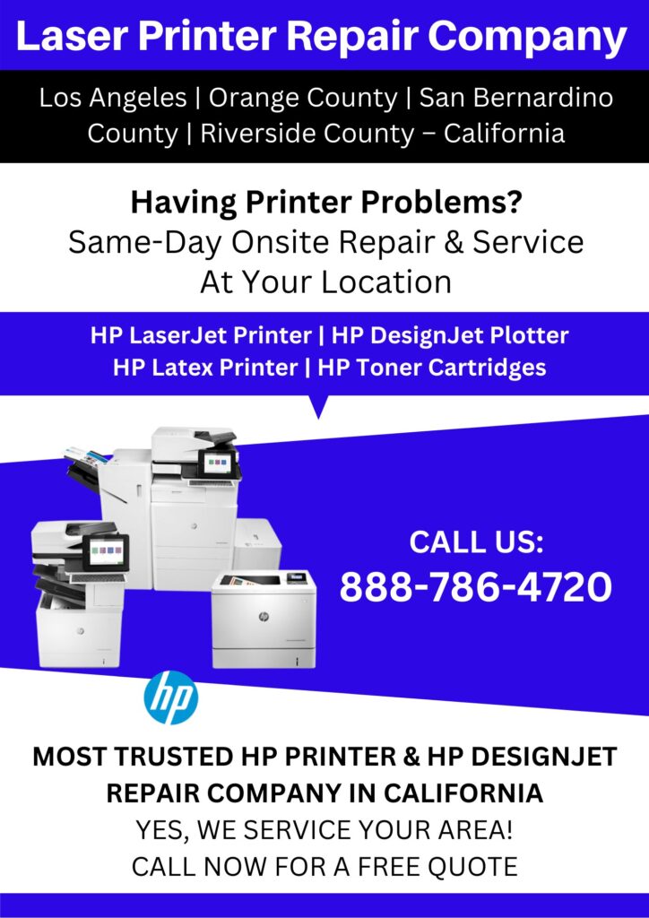 Printer Repair San Clemente, Ca 